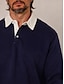abordables Tapas-Hombre Sudadera con capucha Negro Azul Marino Gris Oscuro Manga Larga Camiseta Ropa de golf Ropa Trajes Ropa Ropa