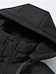 baratos Colete de Puffer Masculino-Homens Colete puffer Colete com capuz Acolchoado Gilet colete acolchoado Diário Encontro Férias Moda Casual Outono &amp; inverno Com Capuz Poliéster Manter Quente Confortável Côr Sólida Zíper Colarinho