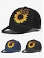 cheap Accessories For Women-Women&#039;s Sunflower Baseball Cap with Butterfly Print - Casual Adjustable Hat for Outdoor Wear