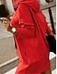 preiswerte Einfache Oberteile-Damen Kapuzenpullover Sweatshirt Casual Plain Street Alltagskleidung Kapuzenpullover Reißverschluss Langarm Schwarz Rot Armee Grün Herbst Winter