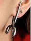 billiga Kvinnors örhänge-knäppa saxformade örhängen - trendiga fashion statement-smycken för kvinnor - roliga och edgy accessoarer