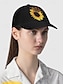 cheap Accessories For Women-Women&#039;s Sunflower Baseball Cap with Butterfly Print - Casual Adjustable Hat for Outdoor Wear