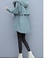 abordables Manteaux Trench-Manteau Femme Extérieur Plein Air Usage quotidien mode Décontractées Avec poches Normal Manteau Noir Vert Véronèse Bleu Automne Hiver Boutonnage Simple Col rabattu Standard M L XL 2XL
