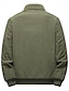 abordables Chaquetas y abrigos de hombre-Hombre Chaqueta de Invierno Chaqueta de Pana Chaqueta de lana Chaqueta casual Diario Vacaciones Mantiene abrigado Bolsillo Vellón Otoño invierno Plano Moda Ropa de calle Escote Chino Regular Negro