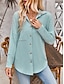 abordables Chaquetas camiseras-Mujer Chaqueta casual Exterior Calle Ropa Cotidiana Otoño Regular Abrigo Ajuste regular Mantiene abrigado Transpirable Elegante Casual Chaquetas Manga Larga Rayas y Cuadros Con bolsillos Estampado