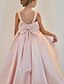 baratos Vestidos para Menina das Flores de Casamento-Vestido de Menina das Flores Comprimento de Joelho para Baile de Quinceanera Frozen Elsa Vestido de Prom Bonito em Tule com Ajuste de Tutu em Estilo Real Tamanhos 3-16 Anos
