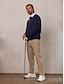 abordables Tapas-Hombre Sudadera con capucha Negro Azul Marino Gris Oscuro Manga Larga Camiseta Ropa de golf Ropa Trajes Ropa Ropa
