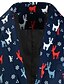 billige festblazer-marineblå menns jule stygge blazer jakke trykk blazer lang standard passform enkeltspent enknapp