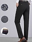 cheap Semi-Formal Suits-Black Grey Men&#039;s Dress Pants Thick Long Solid Color High Elasticity Standard Fit Warm 2024