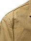 baratos Blazers Clássicos Masculinos-Homens Blazer O negócio Coquetel Festa de Casamento Moda Casual Primavera &amp; Outono Poliéster Tecido Bolsos Botões Confortável Não Trespassado Jaqueta esporte Preto Caqui Verde Tropa