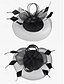 abordables Accesorios para el cabello de mujer-Tocado elegante para mujer con velo de malla y detalle de lazo, perfecto para bodas, fiestas de té y ocasiones especiales.