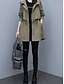 abordables Manteaux Trench-Manteau Femme Extérieur Plein Air Usage quotidien mode Décontractées Avec poches Normal Manteau Noir Vert Véronèse Bleu Automne Hiver Boutonnage Simple Col rabattu Standard M L XL 2XL