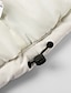 billige Herre puffer vest-Herre Puffer Vest Daglig Afslappet Forår &amp; Vinter Lomme Polyester Bekvem Helfarve Lynlås Høj krave Sort Blå Kakifarvet Vest