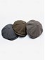 billige Tilbehør til mænd-herringbone newboy cap – klassisk flad tweed kasket i vintagestil til efterår og vinter
