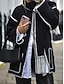abordables Manteaux Trench-Manteau d&#039;hiver Femme Extérieur Plein Air Usage quotidien mode Décontractées Franges Avec poches Normal Manteau Noir Blanche Kaki Automne Hiver Boutonnage Simple Ras du cou Standard S M L XL