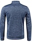 preiswerte Lässige Jacken-Herren Leichte Jacke Sommerjacke übergangsjacke Freizeitjacke Urlaub Täglich Warm Tasche Herbst Winter Einfach Mode Klassisch Stehkragen Regulär Schwarz Wein Marineblau Blau Orange Jacken