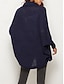 voordelige Open Voor Cardigan-Dames Trui Vest Casual Zacht Heldere kleur Geribd Open voorzijde Zak Gebreid Lange mouw Normale tops breien Buiten Dagelijks Weekend Marineblauw Donkergroen Herfst Winter