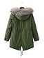 billiga Puffers &amp; Parka-Dam Fleece-jacka Teddyrock Hoodiejacka Håller värmen Andningsfunktion Dragkedja Ficka Fleecefodrad Ledigt Slät Semester Gata Dagliga kläder Utekväll Dragkedja Normal Luvtröja Normal Långärmad