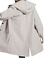 abordables Abrigos Trench-Mujer Chaqueta casual Gabardina Exterior Calle Ropa Cotidiana Otoño Invierno Regular Abrigo Ajuste regular Mantiene abrigado Resistente a la lluvia Transpirable Elegante Casual Chaquetas Manga Larga