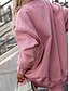 billiga Träningsoveraller för kvinnor-Dam Mode Streetwear Dagligen Tröja Joggingbyxor Långärmad Rund hals Slät Ledigt Dagligen Rodnande Rosa Kaki Beige Höst Normal