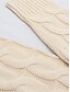 economico Cardigan e capispalla-Per donna Felpa Cardigan Informale Morbido Colore puro A coste A V Tasche Lavorato a maglia Manica lunga Maglie lunghe Maglia Esterno Giornaliero Fine settimana Rosso Verde Autunno Inverno