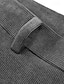 economico Sottile-Per uomo pantaloni della tuta Pantaloni di velluto a coste Pantaloni Chino Bottoni Tasche Tinta unica Comfort Formale Feste Ufficio Di tendenza Classico Nero Grigio scuro Media elasticità
