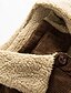 billige Jakker og frakker til herrer-Herre Kordfløyel jakke Fleece-jakke Sherpa jakke Feriereise Daglig Hold Varm Fleece Høst vinter عادي Mote Gatemote Knaphul Normal Svart Kakifarget kaffe Grå Jakker