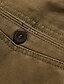 preiswerte Schlank-Herren Anzughosen Hose Hosen Chinesisch Chino Knopf Tasche Glatt Komfort Formal Party Arbeit Modisch Klassicher Stil Schwarz Armeegrün Mikro-elastisch