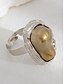 voordelige Dames ringen-barokke parel statement ring voor dames – verstelbaar ontwerp voor elegante en formele gelegenheden