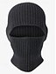 billige Herrehatte-sort strikbeanie til mænd med aftagelig balaclava - varm og alsidig vinterhue til udendørs aktiviteter og sport