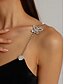 voordelige Damesarmband-elegante vlinder strass schouderketting sieraden voor vrouwen – sprankelende kristal body chain accessoire, perfect voor feest- en avondkleding