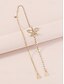 voordelige Damesarmband-elegante vlinder strass schouderketting sieraden voor vrouwen – sprankelende kristal body chain accessoire, perfect voor feest- en avondkleding