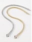 cheap Women&#039;s Necklace-Elegant Gold Snake Necklace for Women – Rhinestone-Encrusted Statement Jewelry with Serpentine Design for Special Occasions and Parties