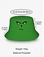 halpa Miesten hatut-Vihreä grumpy face bucket hattu - unisex-kesähattu ulkoiluun, katuvaatteisiin ja vapaa-aikaan