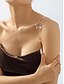 voordelige Damesarmband-elegante vlinder strass schouderketting sieraden voor vrouwen – sprankelende kristal body chain accessoire, perfect voor feest- en avondkleding