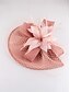 preiswerte Haarschmuck für Damen-Fascinator-Hut im Vintage-Stil für Damen in Rosa mit floraler Schleife und Schleier – elegantes Kopfstück für Hochzeiten und Teepartys