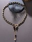 abordables Collier pour femme-collier élégant avec pendentif papillon noir pour femme - parfait pour les fêtes et au quotidien