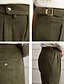 abordables Mince-Homme pantalon de costume Pantalon en Velours Côtelé Pantalon Pantalon plissé Pantalon Gurkha Poche Plein Confort Doux Toute la longueur Soirée Entreprise du quotidien Mode Vêtement de rue Kaki clair