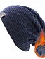 preiswerte Beanie Hat-Herren Unisex Beanie Mütze Wintermützen Wollmützen 骷髅头毛线帽 Strickmütze Schwarz Wein Acrylfasern Strick Gemütlich Freizeitskleidung Ausgehen Solide / einfarbig Warm