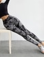 abordables Leggings y mallas de yoga-Mujer Pantalones de yoga Mallas Leggings de Yoga Alta cintura Pilates Entrenamiento de gimnasio Rutina de ejercicio Mallas Leggings Tie-dye Negro Borgoña Azul Licra Otoño Deportes Ropa de Deporte