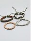preiswerte Herrenschmuck-Geflochtenes Vintage-Armbandset für Herren – mehrlagige geflochtene Leder- und Seilarmbänder mit Akzenten aus natürlichen Perlen, Accessoire im Boho-Stil