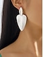preiswerte Damen Ohrringe-Statement-Ohrringe für Damen in Blattgoldform – elegante geometrische Tropfenohrringe für Partys und besondere Anlässe