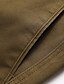 preiswerte Schlank-Herren Anzughosen Hose Hosen Chinesisch Chino Knopf Tasche Glatt Komfort Formal Party Arbeit Modisch Klassicher Stil Schwarz Armeegrün Mikro-elastisch