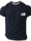 voordelige Patriottische 250 T-shirts-4e juli 2026 250e Memorial Day Mannen Patriotische Patriot 3D Print Veteran Crew Neck Korte Mouwen T-Shirt