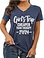 cheap Women&#039;s T-shirts-Women&#039;s T shirt Daily Weekend Fashion Modern Casual Short Sleeve Navy Blue Summer