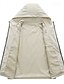 abordables Vêtements d'extérieur élites pour hommes-Homme Veste d'Extérieur Poche à Fermeture Éclair Poches multiples Printemps Automne Hiver Couleur Unie Sports Neutre À capuche Noir Blanche Vert Véronèse Rose rouge Veste