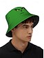 halpa Miesten hatut-Vihreä grumpy face bucket hattu - unisex-kesähattu ulkoiluun, katuvaatteisiin ja vapaa-aikaan