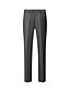 preiswerte Semi-formelle Anzüge-Herren Anzughose lange Hose schwarz weiß dunkelmarine einfarbig mikroelastisch Standard Fit 2024