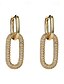 abordables Pendientes-Pendients de aro Estilo retro Corazón Aretes Joyas A / B / C Para Boda Fiesta 1 Par
