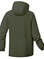 abordables Vêtements d'extérieur élites pour hommes-Homme Veste d'Extérieur Poche à Fermeture Éclair Poches multiples Printemps Automne Hiver Couleur Unie Sports Neutre À capuche Noir Blanche Vert Véronèse Rose rouge Veste